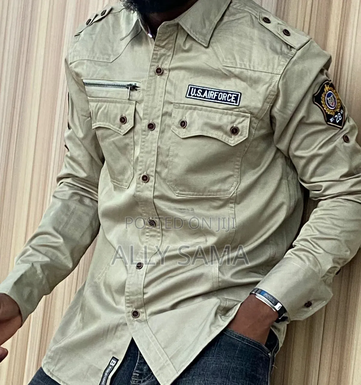 Men's Shirts Double Pocket Good Design Good Quality