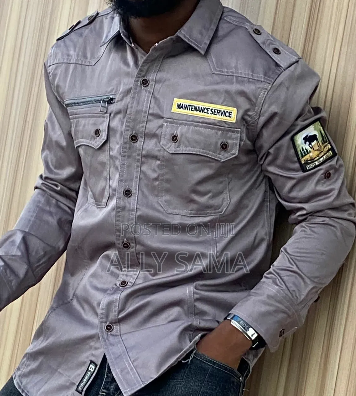 Men's Shirts Double Pocket Good Design Good Quality