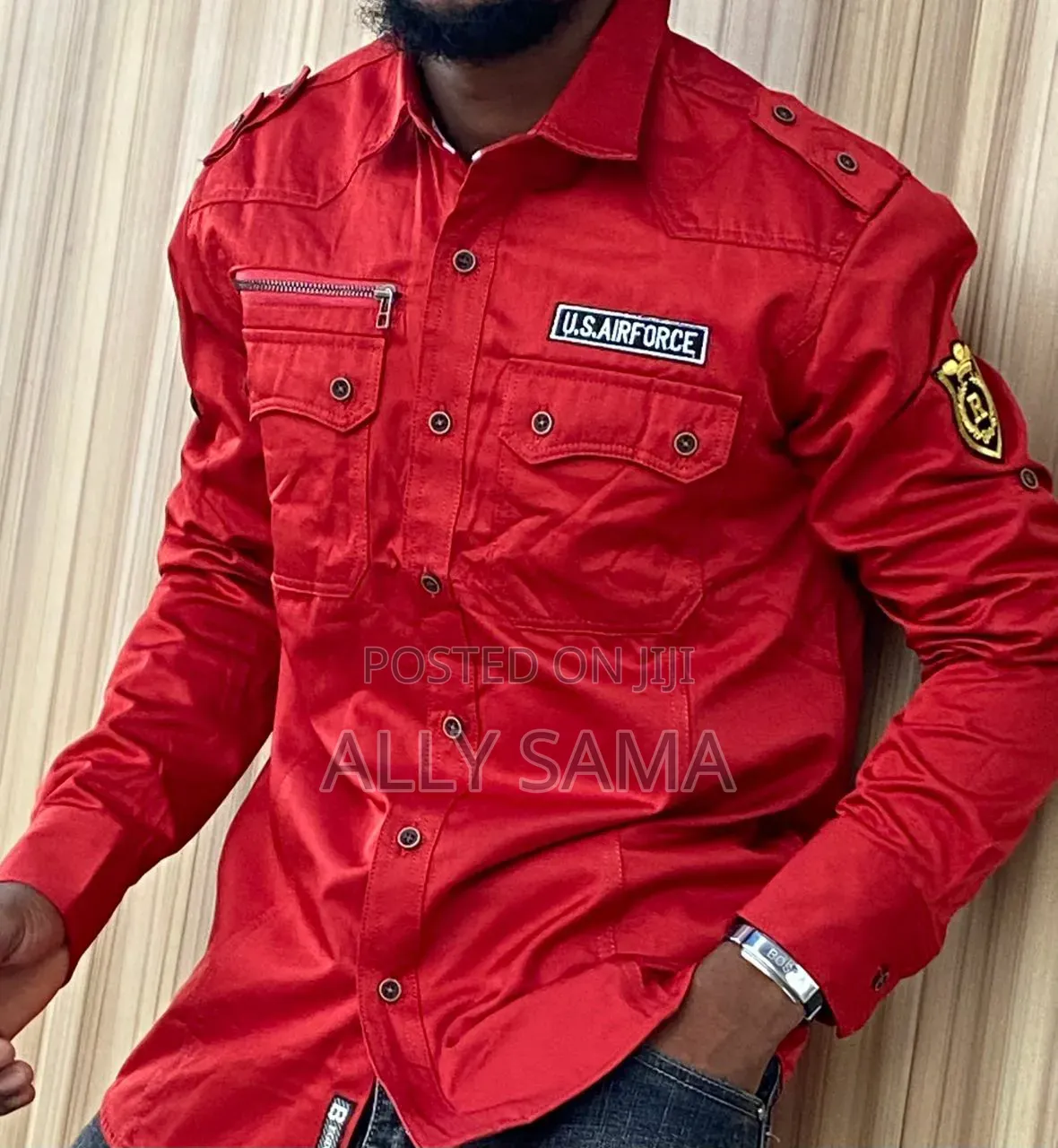 Men's Shirts Double Pocket Good Design Good Quality