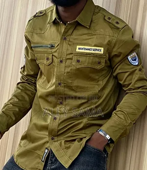 Men's Shirts Double Pocket Good Design Good Quality