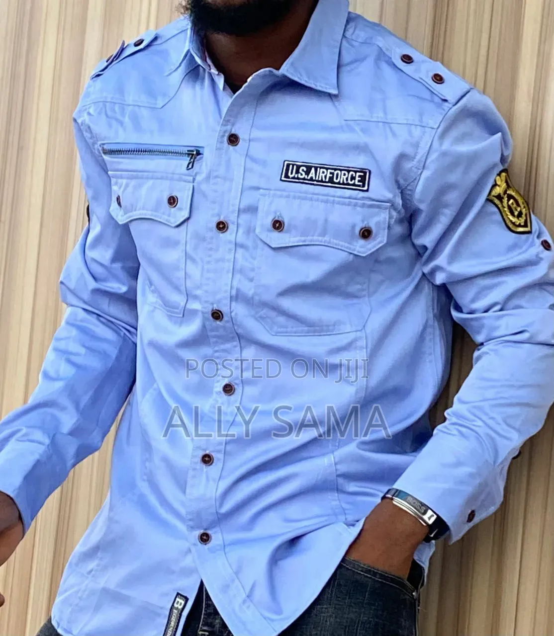 Men's Shirts Double Pocket Good Design Good Quality