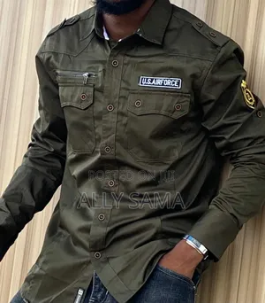 Men's Shirts Double Pocket Good Design Good Quality