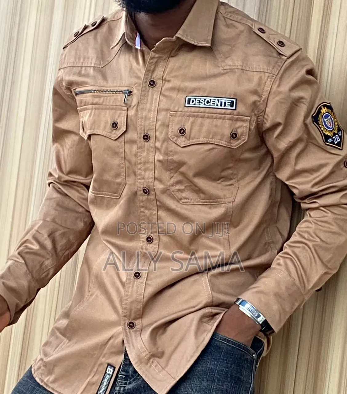 Men's Shirts Double Pocket Good Design Good Quality