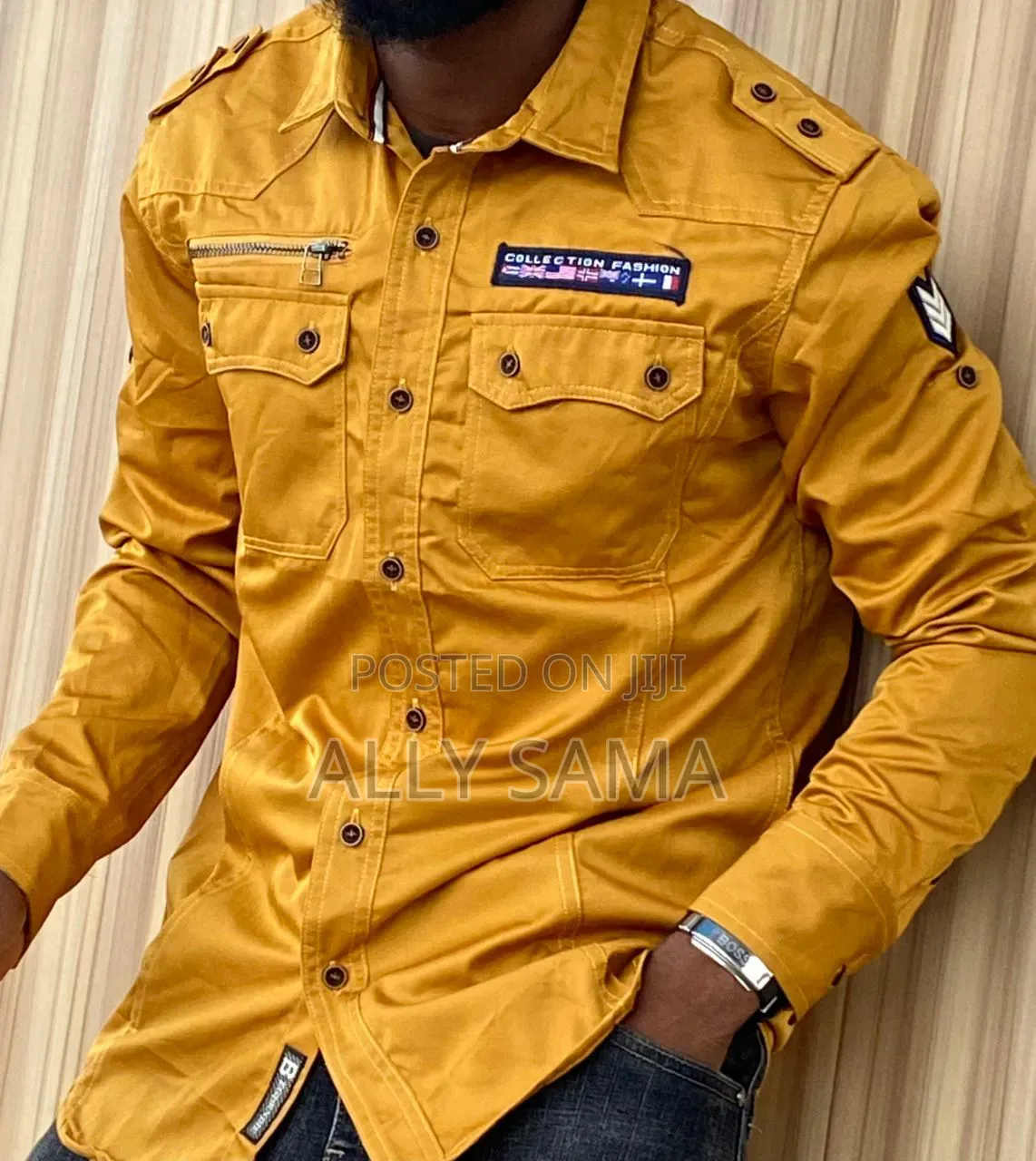 Men's Shirts Double Pocket Good Design Good Quality