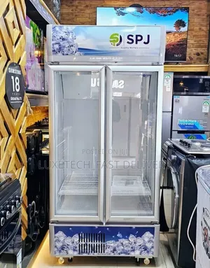 SPJ Commercial Double-Door Showcase Chiller 409 Liters