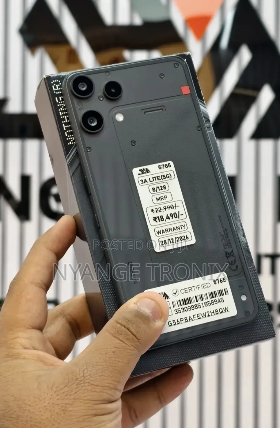 New Nothing Phone 3a Lite 128 GB Black
