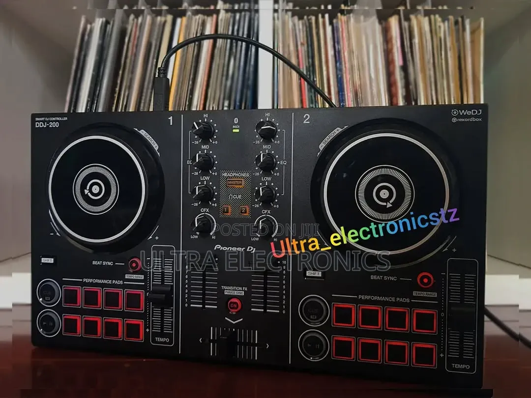 Pioneer Smart 2- Deck Digital Dj Controller DDJ-200 With Bluetooth