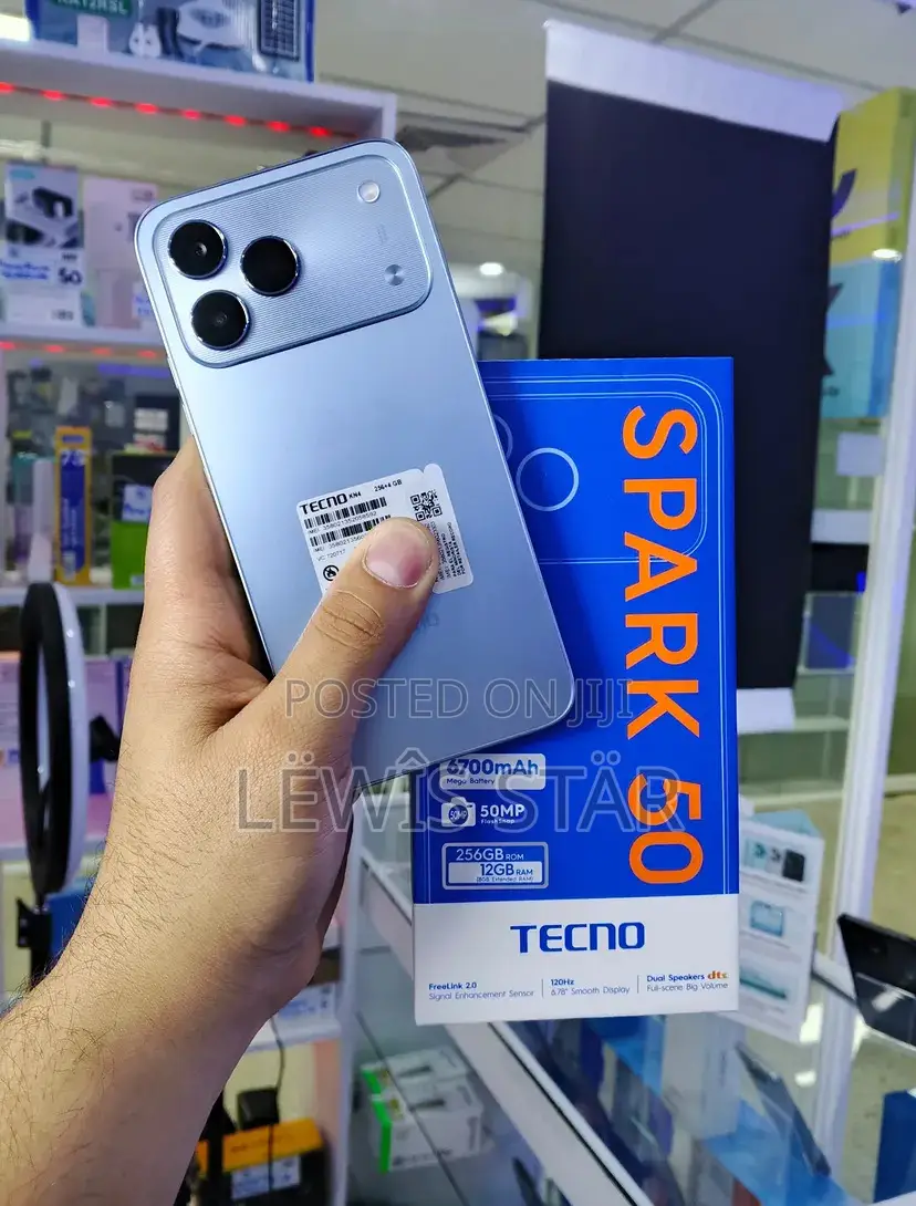 New Tecno Spark 50 128 GB Blue