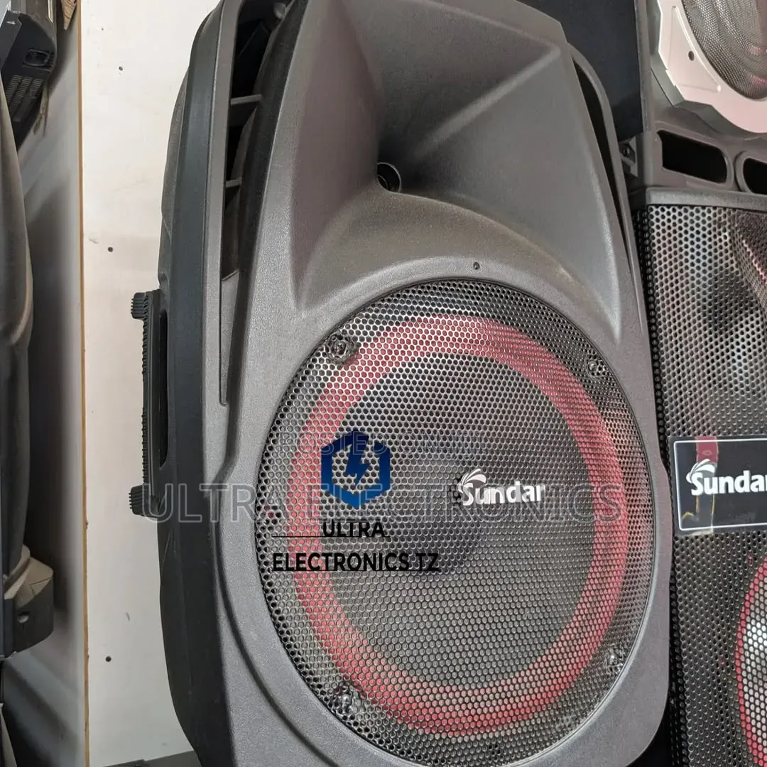 Sundar Portable Rechargeable Durable Speaker //Wireless Mic//12 Inches