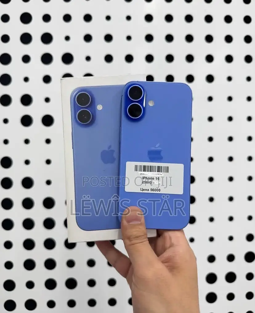 New Apple iPhone 16 256 GB Blue