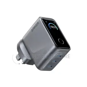 Anker Prime Charger (160w, 3 Ports, Smart Display) + Free Cable