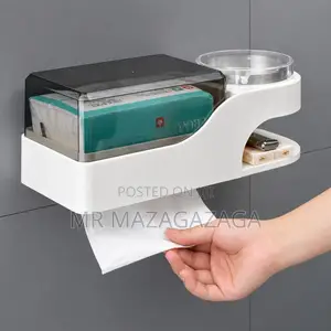 Wall Mounted Tissue Box Holder