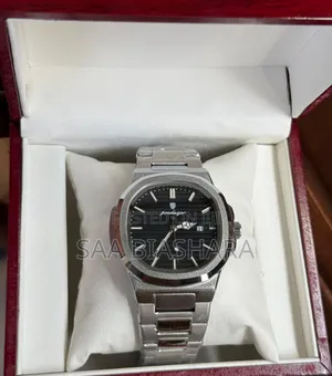Poedagar 613 Luxury and Classic Watch Silver and Black