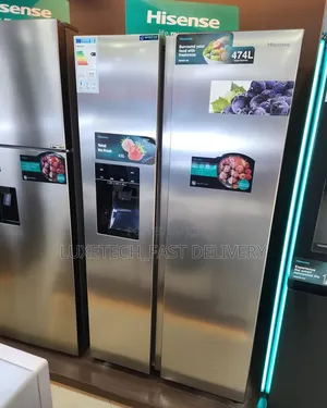Hisense 474 Litres Side-by-Side Digital Fridge Non Frost
