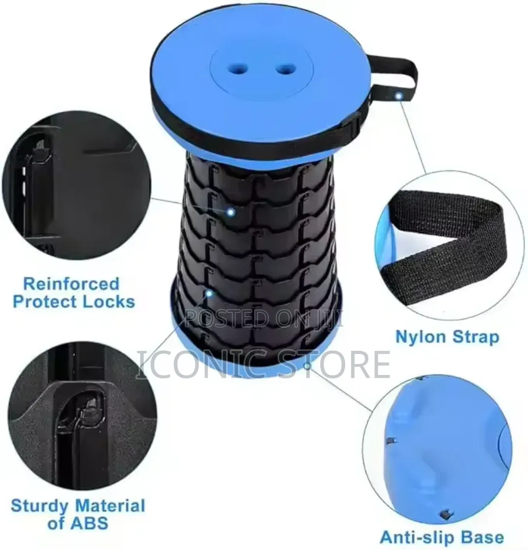 Portable Collapsible Stool / Telescopic Stool-