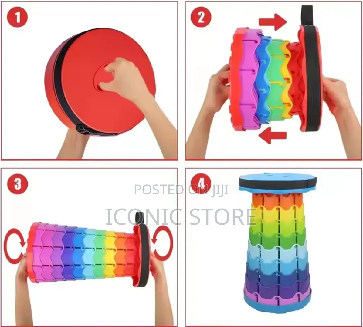 Portable Collapsible Stool / Telescopic Stool-