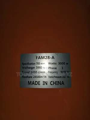 Axial Exhaust Fan 3 Phase 3000w