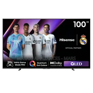 Brand New! Hisense 100” Smart Tv 100e7n Qled Vidaa Gaming Tv 144hz
