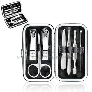 Manicure Set 7 in 1 Stainless Steel (Tweezer, Nail Clipper, Scissors)