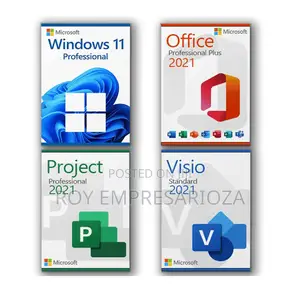 Windows11pro + Office2021 + Visio + Project2021