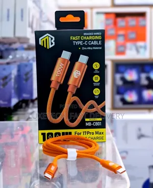 Mb-Cb01 Fast-Charging Usb-C Cable 100w