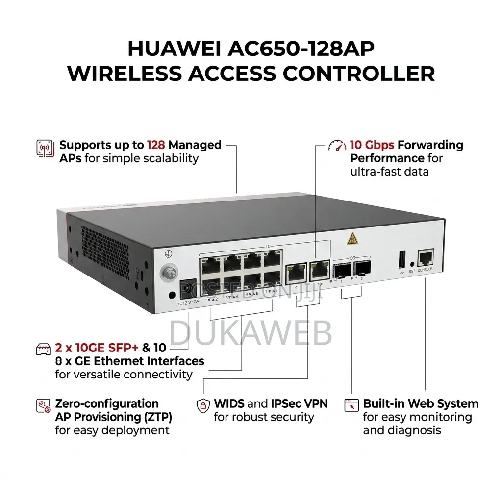 Huawei Ac650-128ap Wireless Access Controller