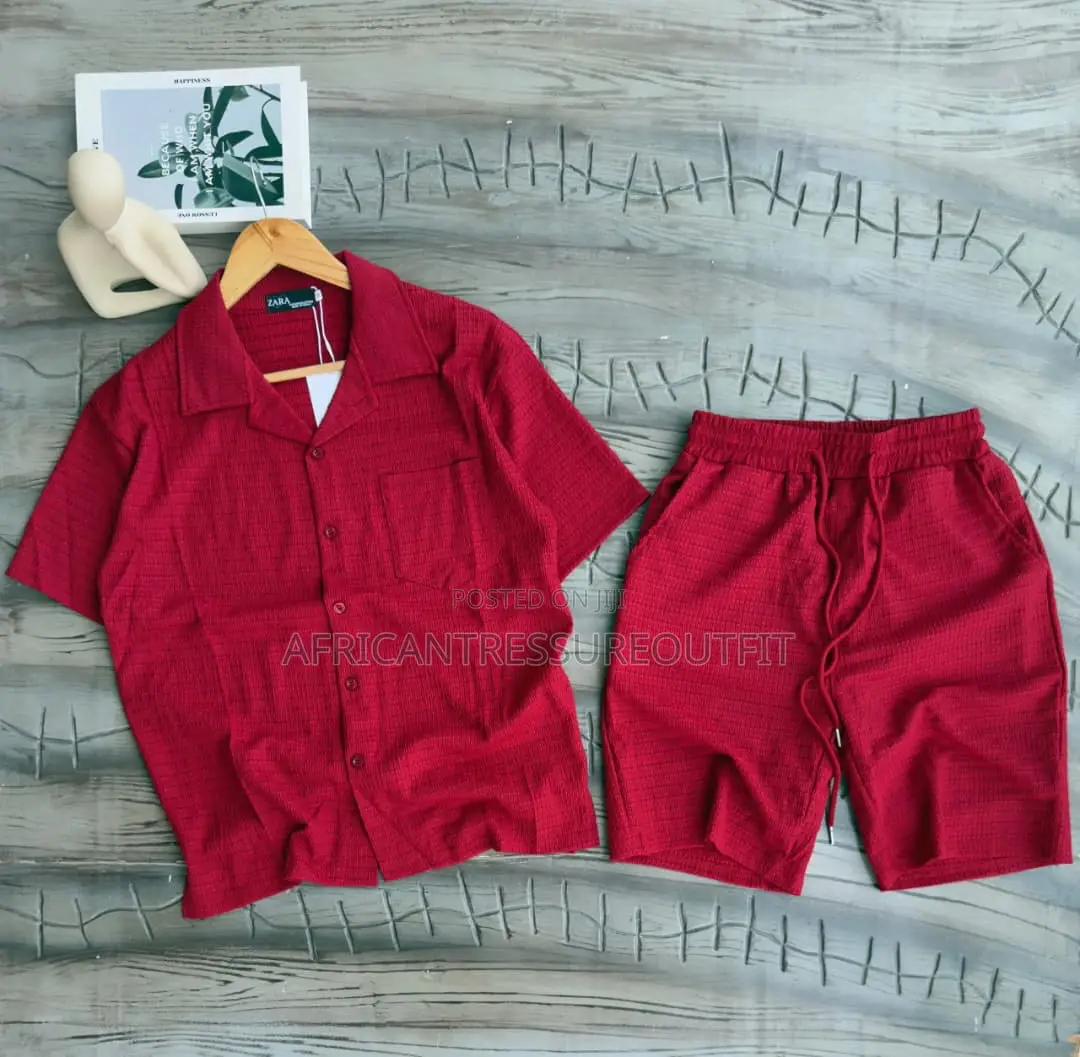 Linen Short Sleeve Sets Collection Available