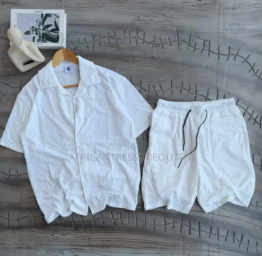Linen Short Sleeve Sets Collection Available