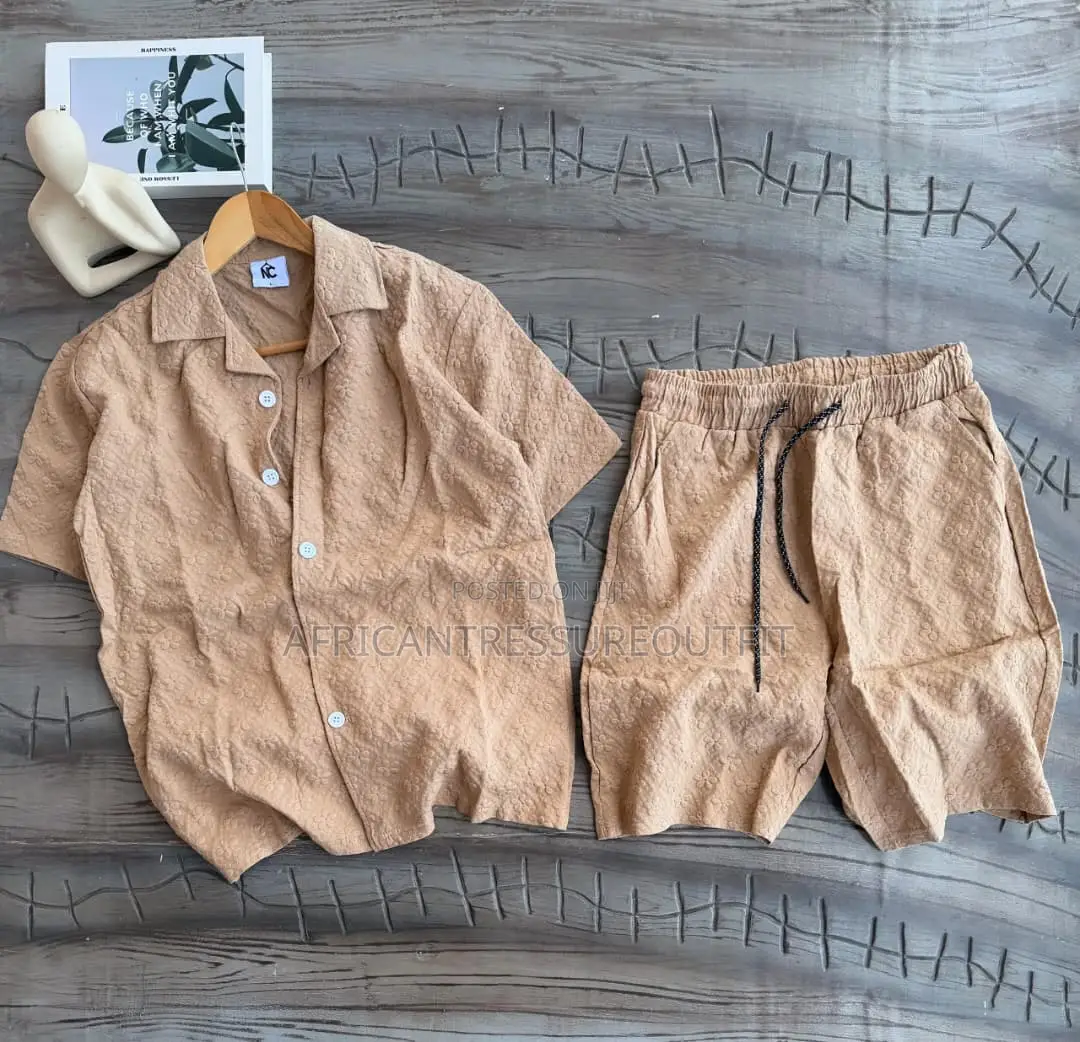 Linen Short Sleeve Sets Collection Available