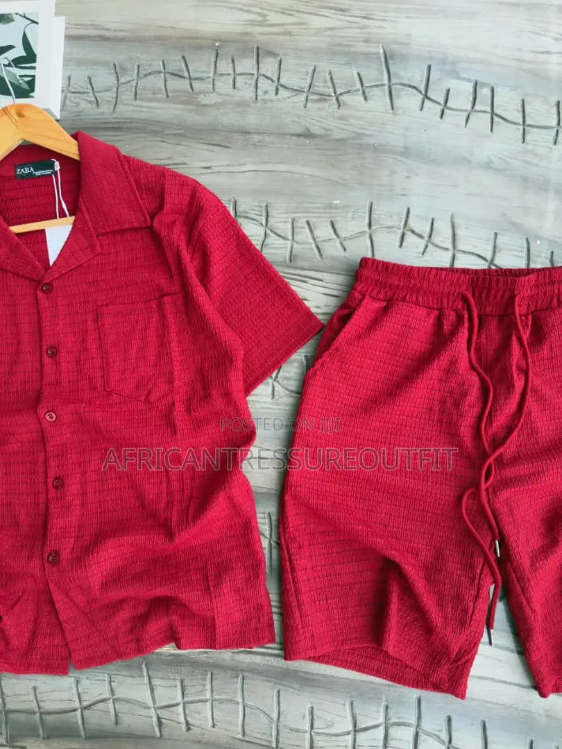 Linen Short Sleeve Sets Collection Available
