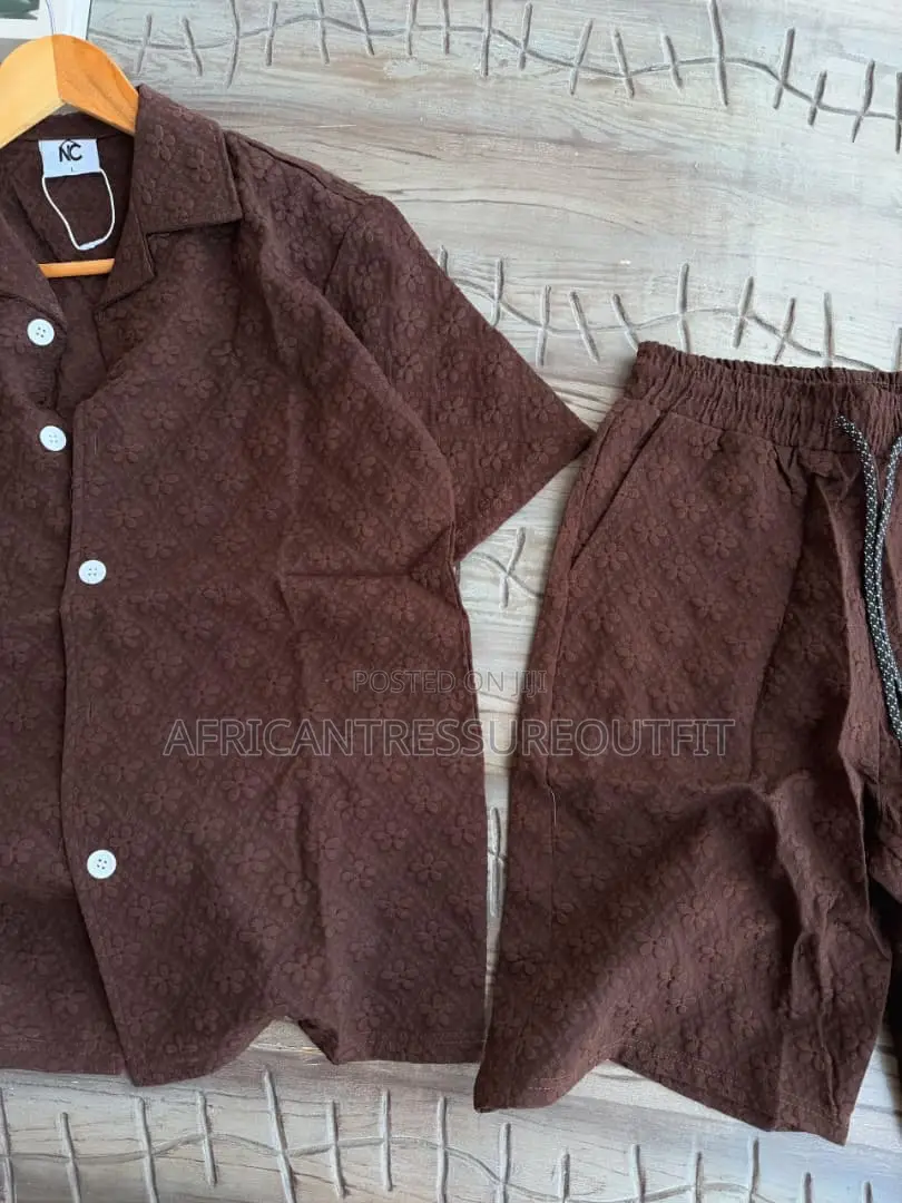 Linen Short Sleeve Sets Collection Available