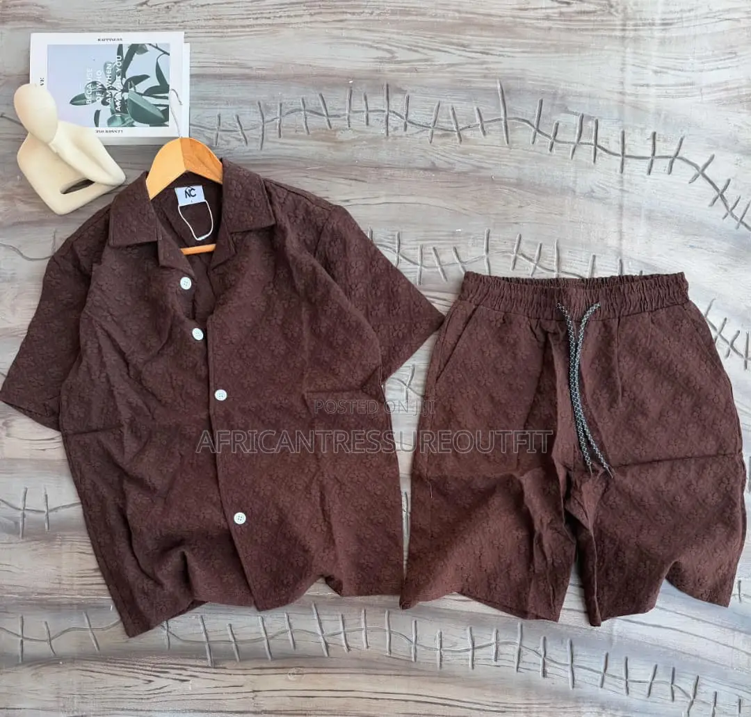 Linen Short Sleeve Sets Collection Available