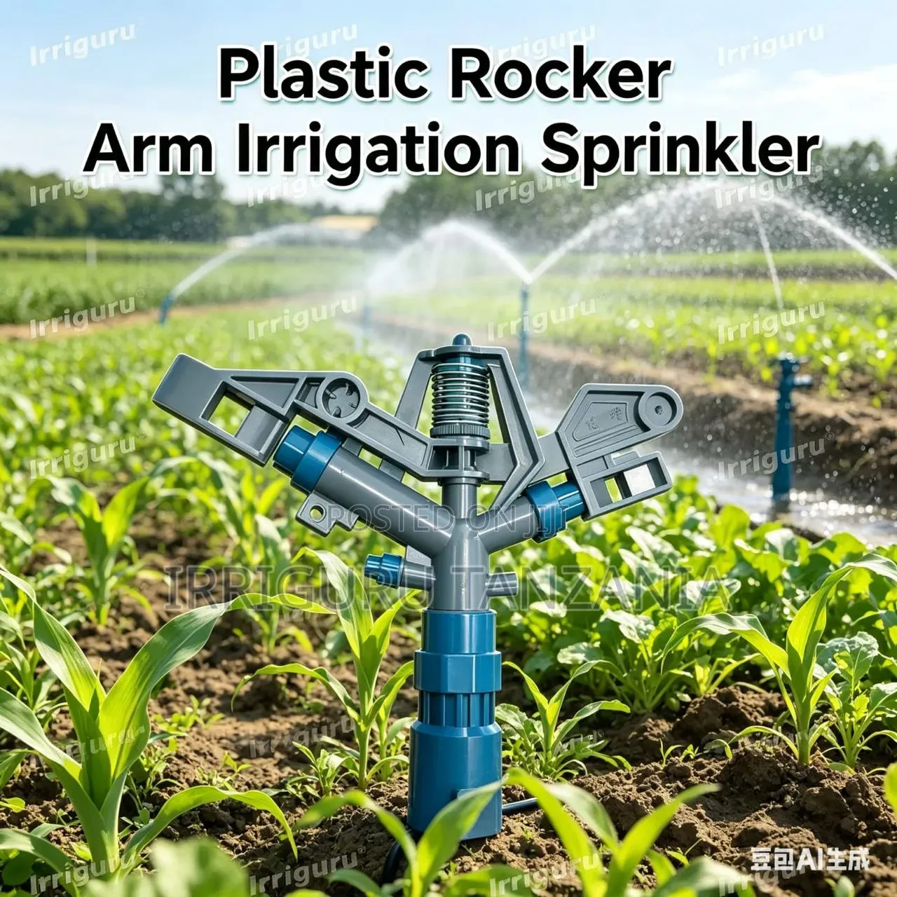 Plastic Rocker Arm Irrigation Sprinkler