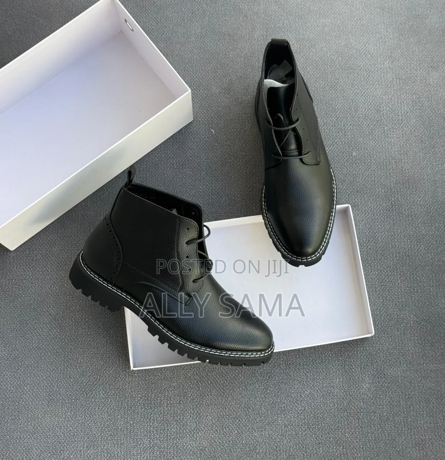 Men's Boots Travolta Material Leather