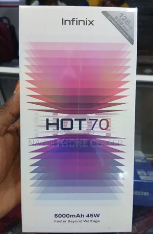 New Infinix Hot 70 128 GB Black