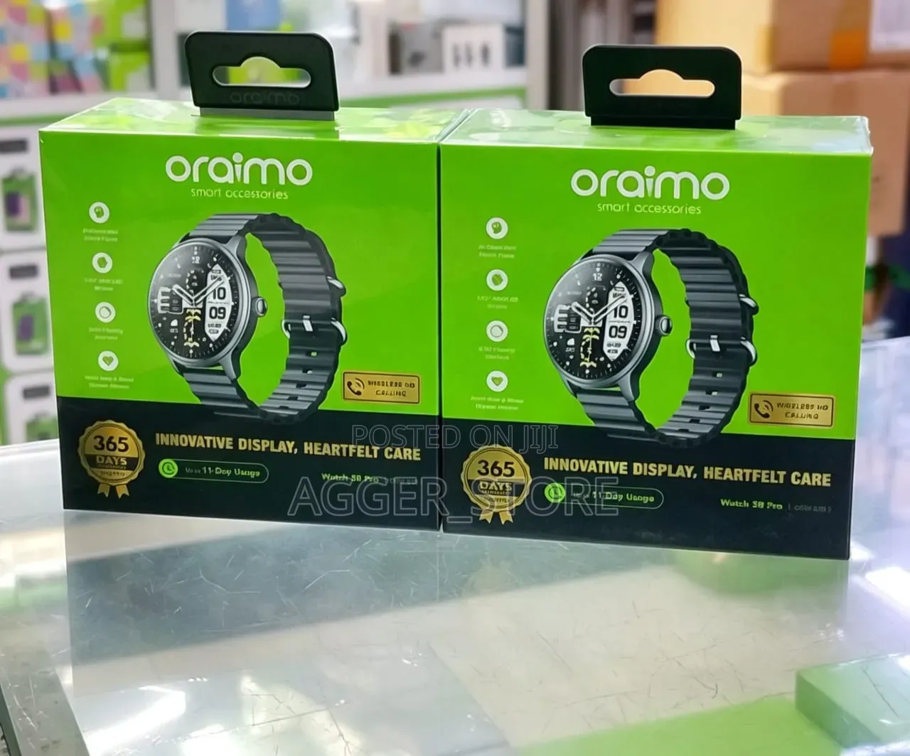 Oraimo Watch 5r Pro Smartwatch(11days Battery Life)