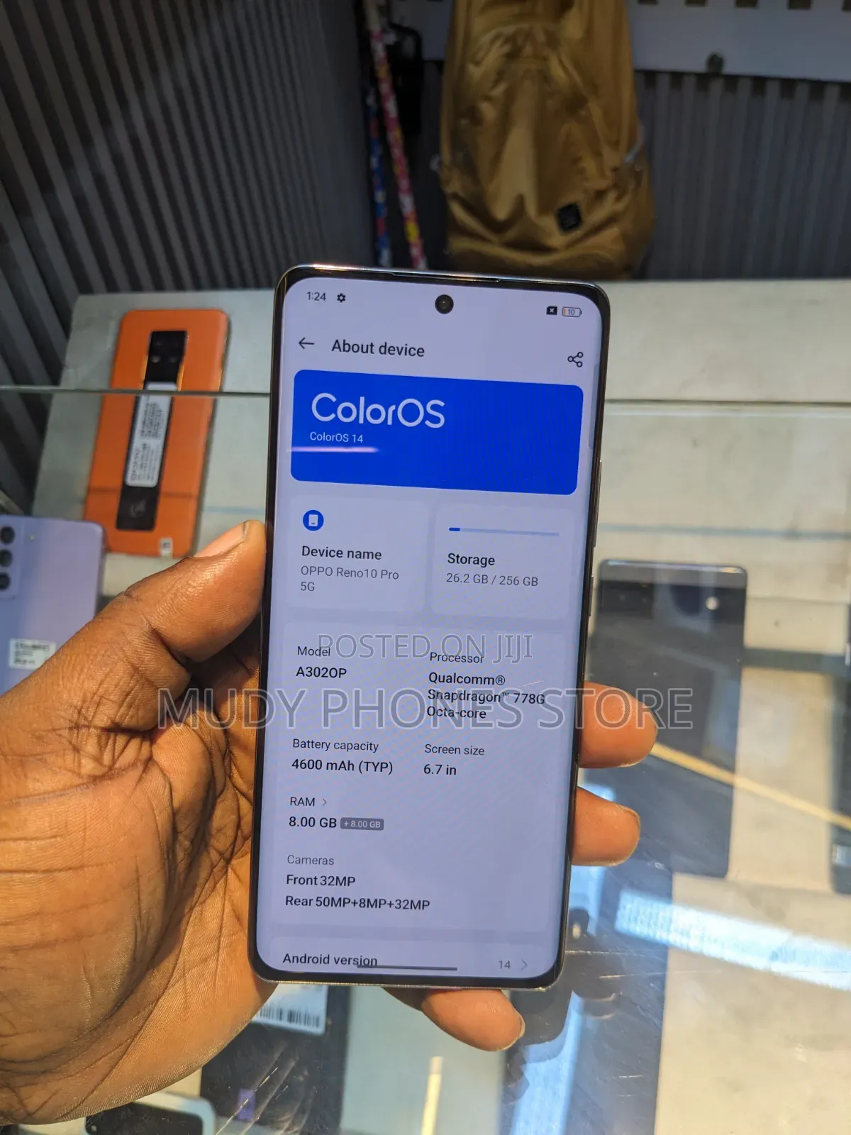 Oppo Reno10 Pro 256 GB Silver