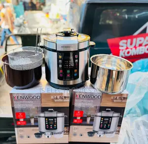 Kenwood Pressure Cooker 7.5liter Sufuria Mbili Ina Dish Ya Kukaangia
