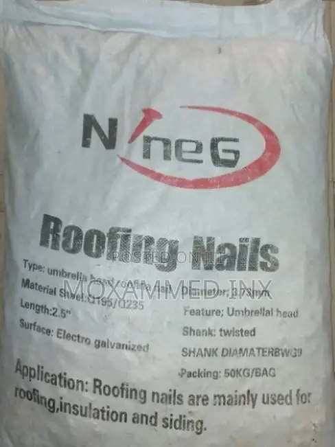 50kg Bag Contains Umbrella Head Roofing Nails