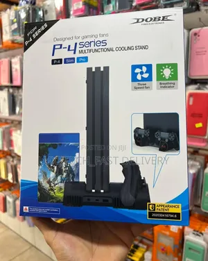 Ps4 Gaming Station – Cooling Fan, Pads Charger and Game Storage Rack