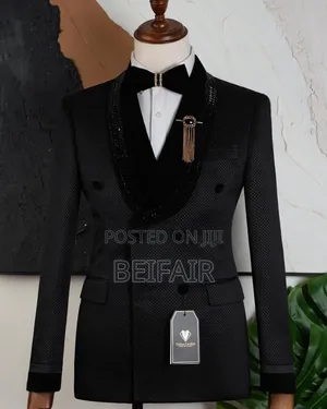 Double Breasted Taxedo Suit