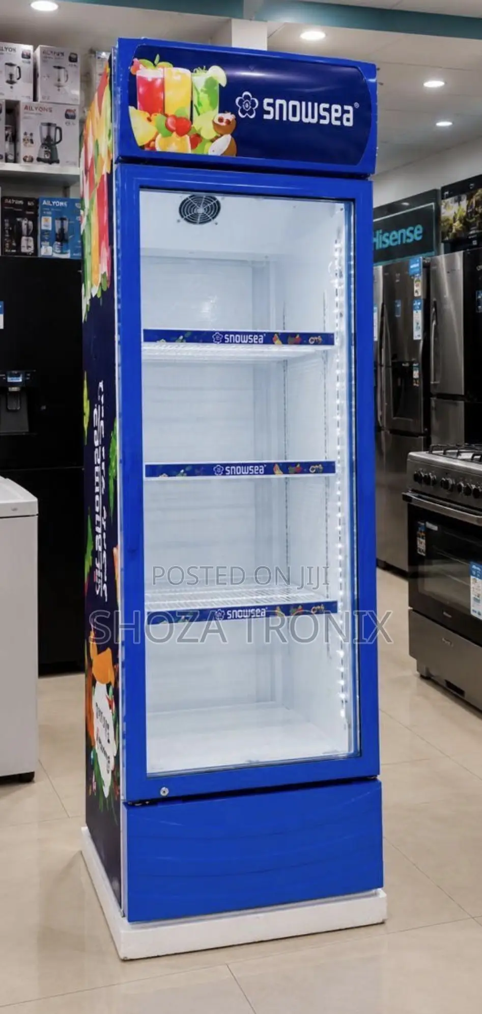*Snowsea Showcase Fridge Lc45w (450ltrs)