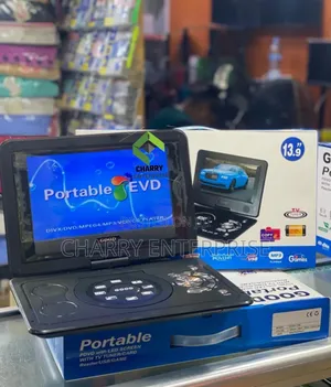 Portable Evd/ DVD Player 13.9 Inch for Home or Vehicle Use Like Cars