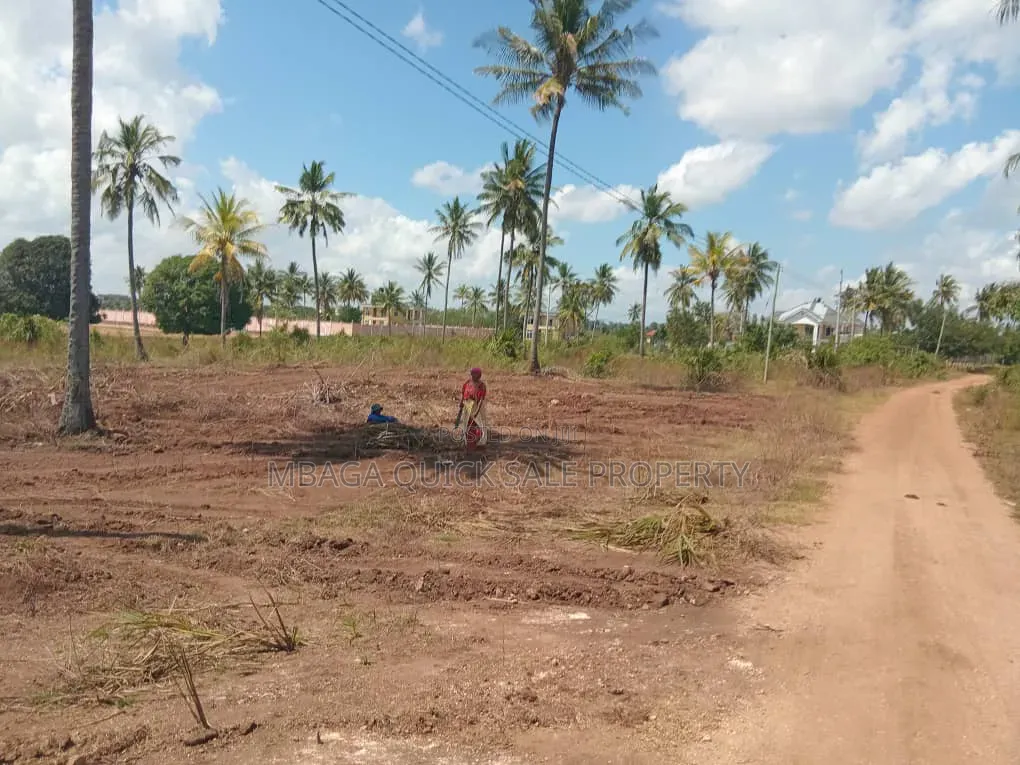 Beach Plot With 4 Acres for Sale at Kigamboni Mwasonga