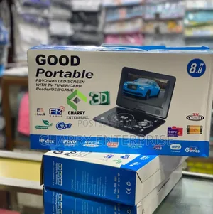 Good Portable Evd/ DVD Player 8.8 Inch for Home, Vehicle Etc