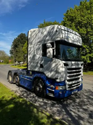 2014 Scania R440 6x2 Tractor Mid Lift Axle Add Blue Pde Engine
