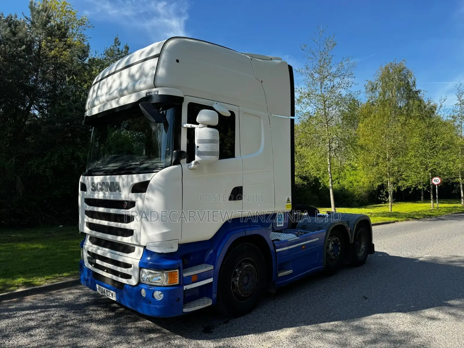 2014 Scania R440 6x2 Tractor Mid Lift Axle Add Blue Pde Engine