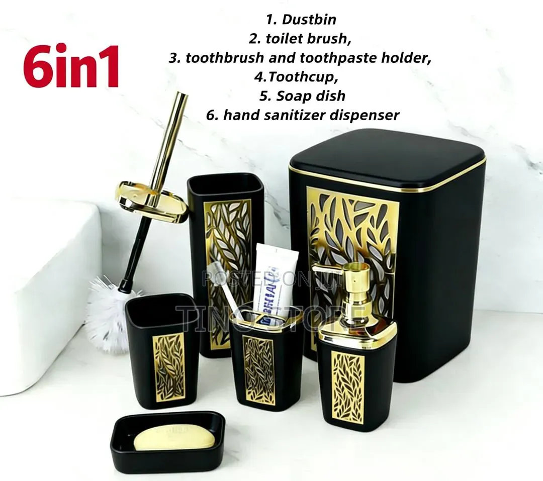 Bathroom Accessories Set 6 in 1 Full Set