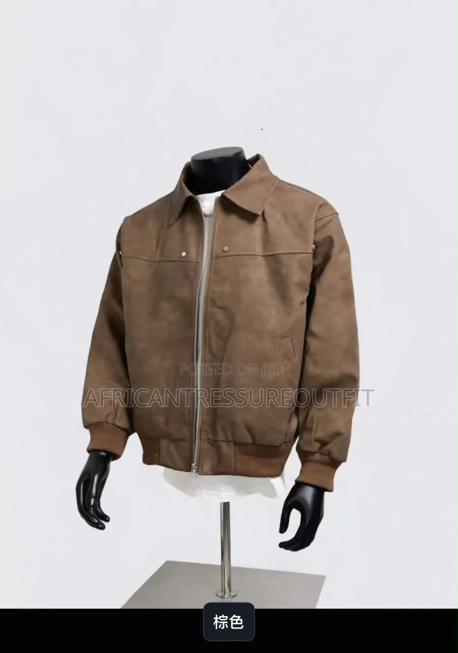 Vintage Jackets Style Suede Bomber Jackets