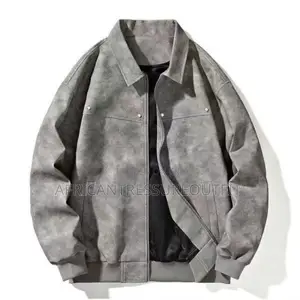 Vintage Jackets Style Suede Bomber Jackets